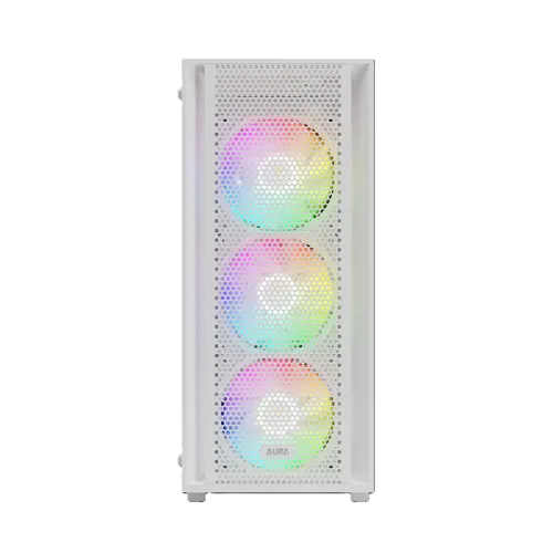 CASE GAMDIAS AURA GC2 ELITE WHITE ARGB – MID TOWER | 4 FAN ARGB | VGA 340MM
